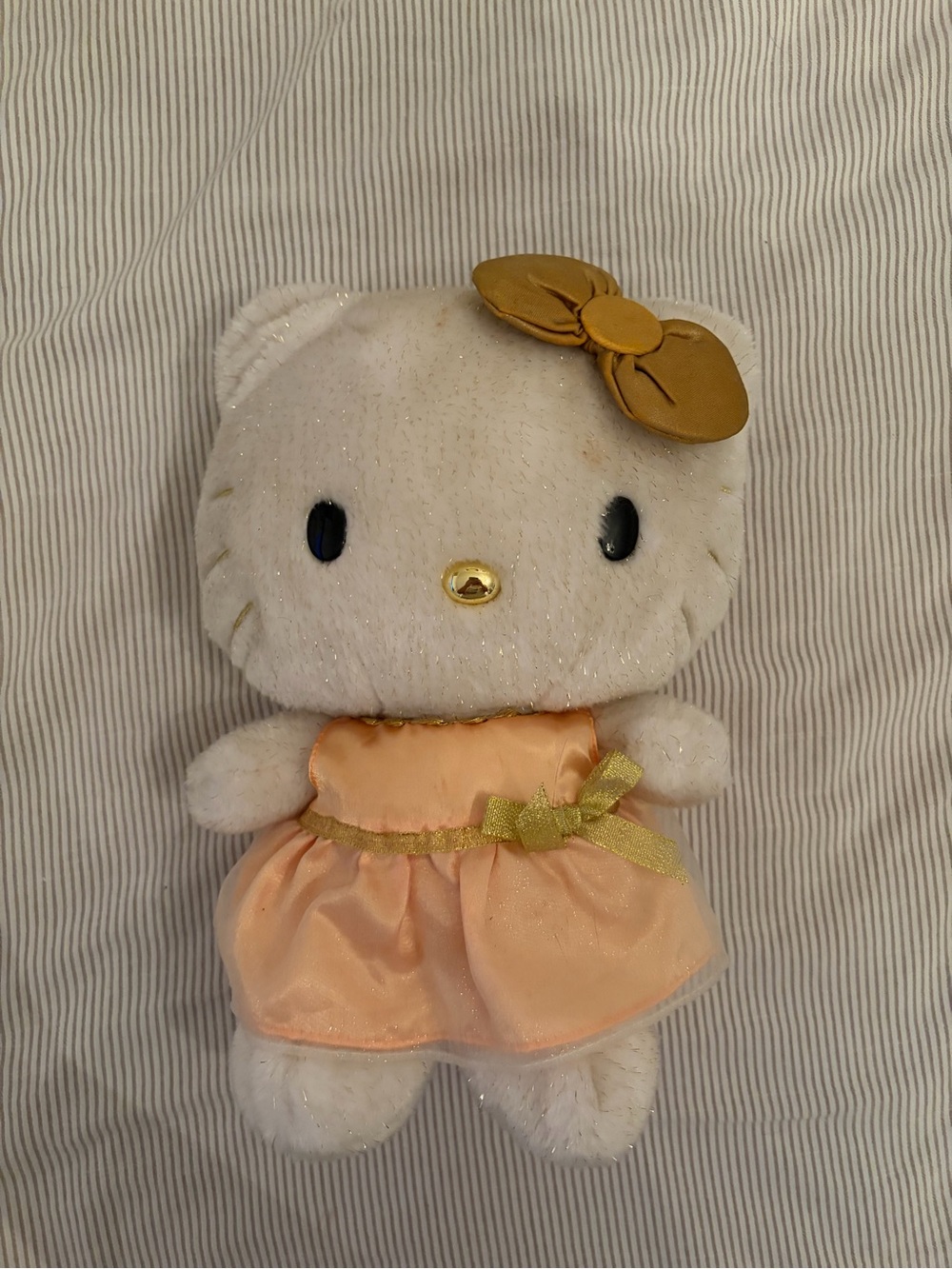 Sanrio Gold Hello Kitty 50th Anniversary Plush Toy 2010